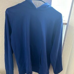 Blue hoodie
